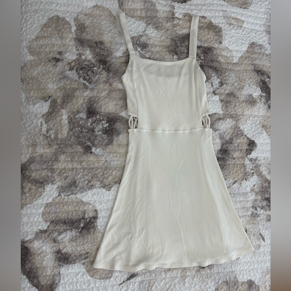Garage Cream Mini Dress